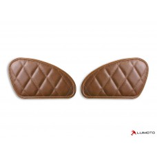 LUIMOTO TANK LEAF DIAMOND Tank Pads for the Triumph Bonneviille T120 /T100, Scrambler 1200, Thruxton 1200 /R (2016+), and Speed Twin (2019+)